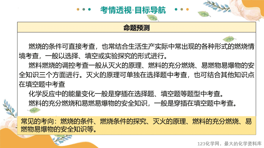 2025中考化学一轮复习专题02 燃料的燃烧(课件-6