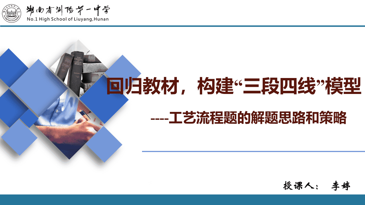 ​精品优质课件《回归教材，构建“三段四线”模型——2026年高考化学工艺流程题的解题思路和策略》