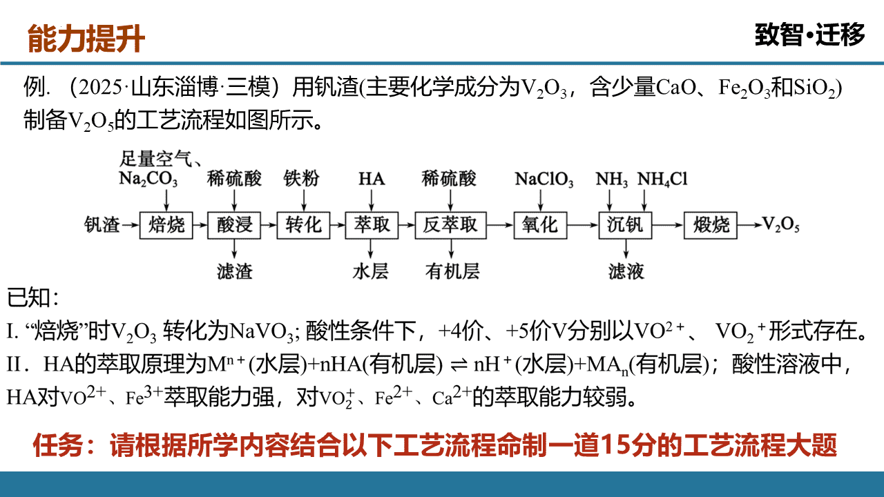 ​精品优质课件《回归教材，构建“三段四线”模型——2026年高考化学工艺流程题的解题思路和策略》