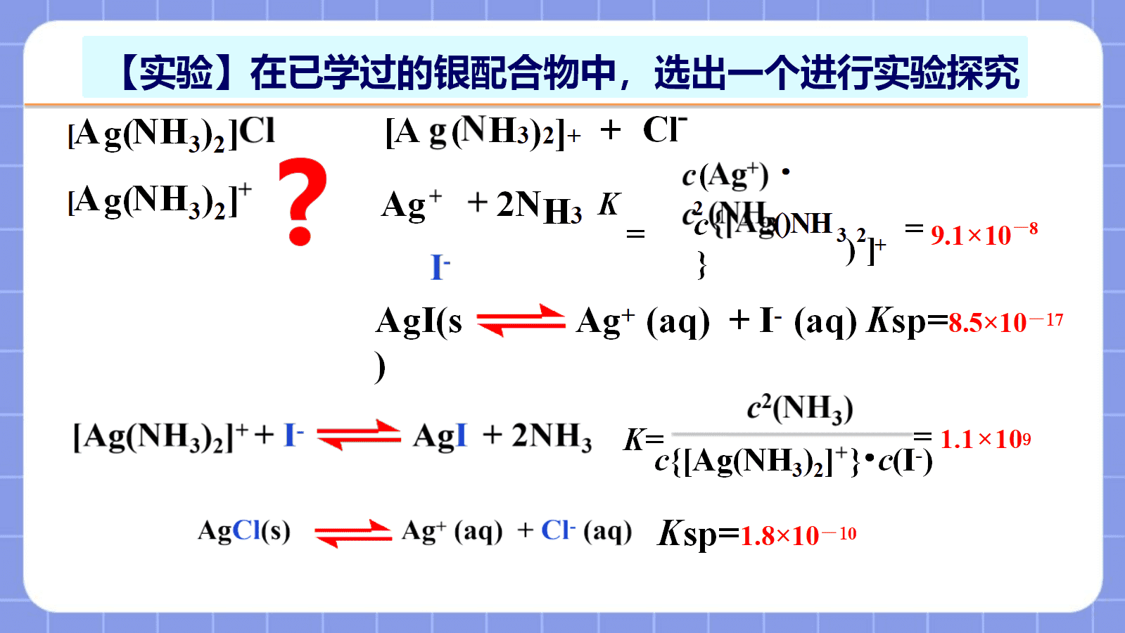 【课件+教案+视频】高中化学人教版选择性必修二《配合物与超分子共3课时》全套优质课资料 【课件+教案+视频】高中化学人教版选择性必修二《配合物与超分子共3课时》全套优质课资料