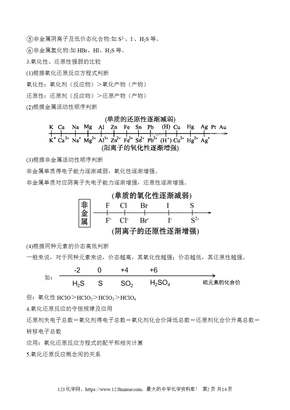 导学案(5)氧化剂、还原剂——初升高化学人教版教材衔接word版含答案-2